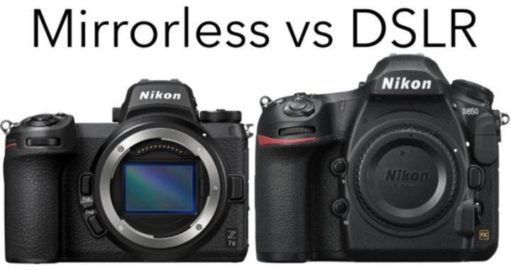مقایسه دوربین DSLR و بدون آینه